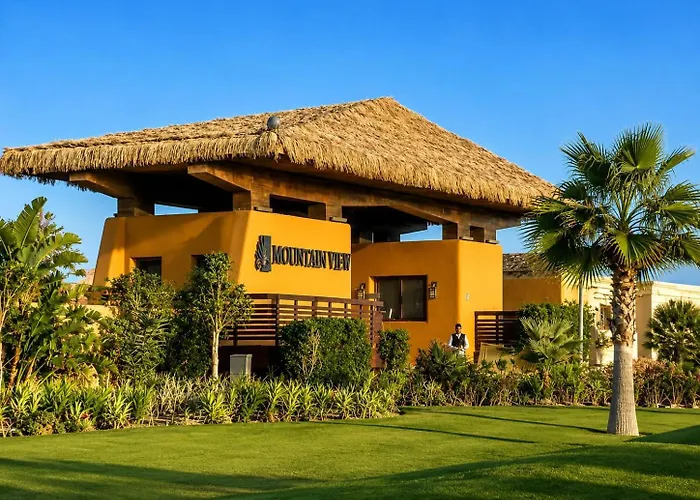 Luxury In Mountain View 2 , El-sokhna With Sea View , Pool View And Garden View Families Only Айн-Сохна